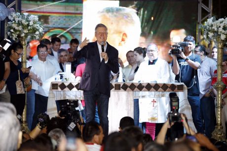 Arthur falou na reinauguração da Praça da Matriz Praça da Matriz é um ícone histórico de Manaus