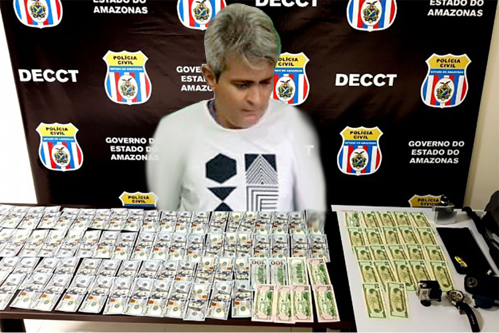Homem que furtou US$ 8 mil foi preso no mesmo dia Furtou US$ 8 mil e fugia para garimpo