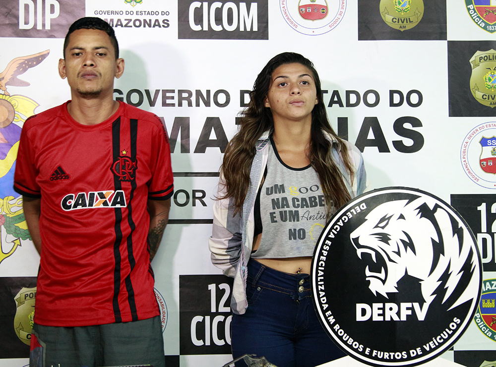 Casal suspeito de assaltar motorista de Uber Casal suspeito de assaltar motorista de Uber
