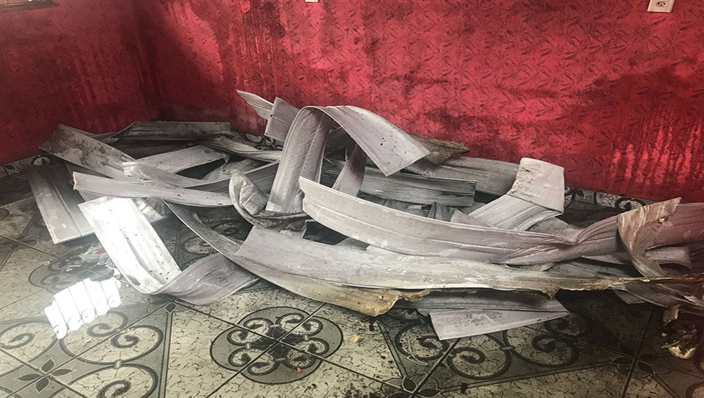 Perda total na casa no Nova Vitória após incêndio