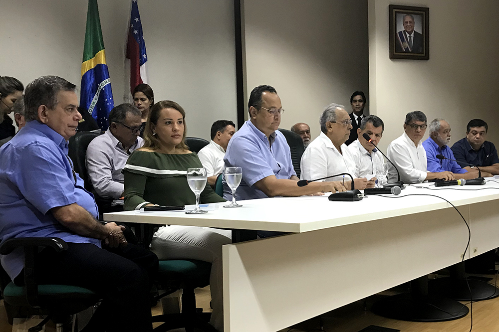 Reunião de Amazonino com prefeitos Reunião de Amazonino com prefeitos