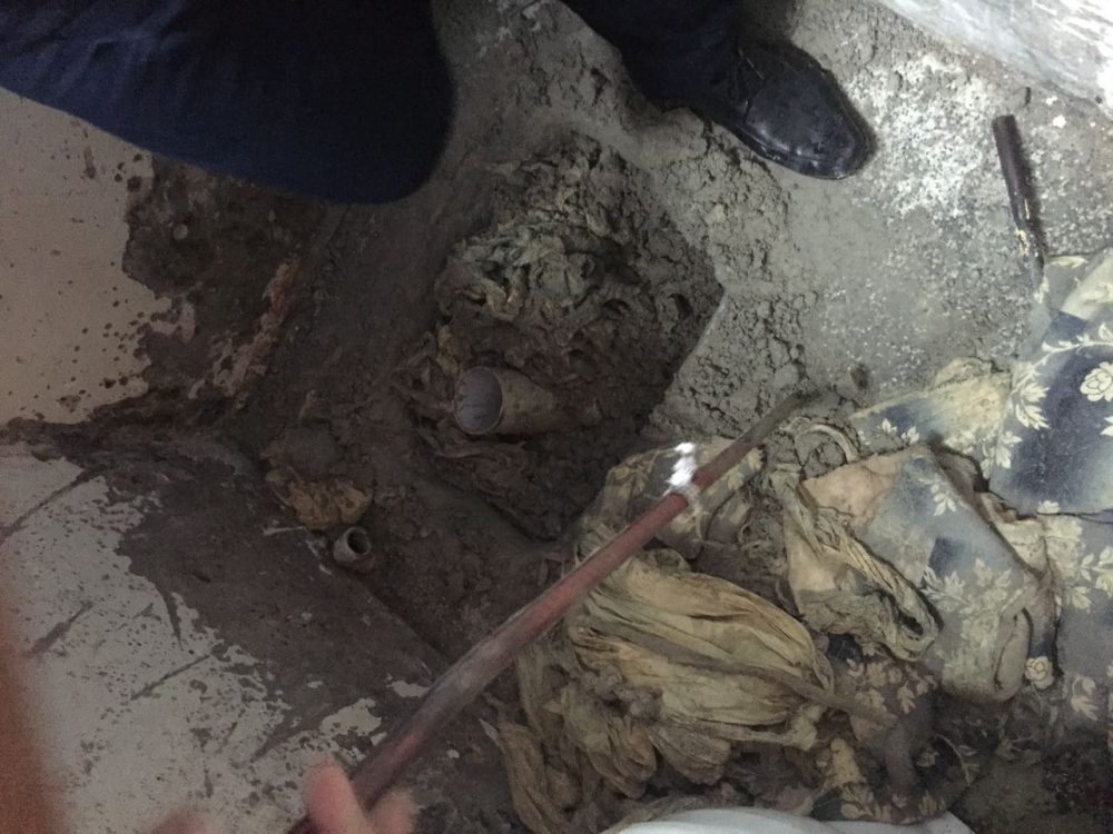 T&uacute;nel encontrado durante vistoria