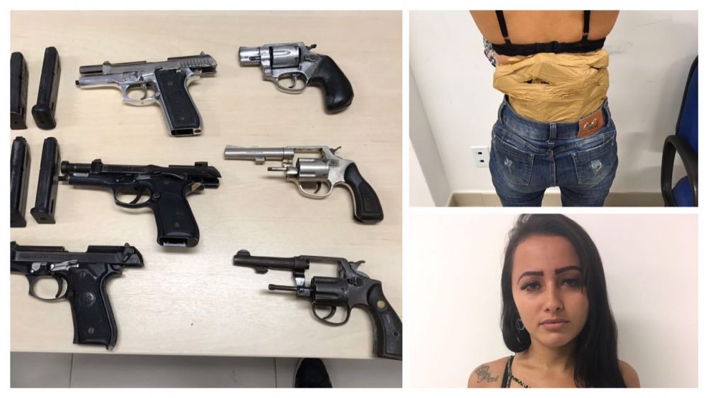 Prisão de mulher com armas em Roraima Prisão de mulher com armas em Roraima
