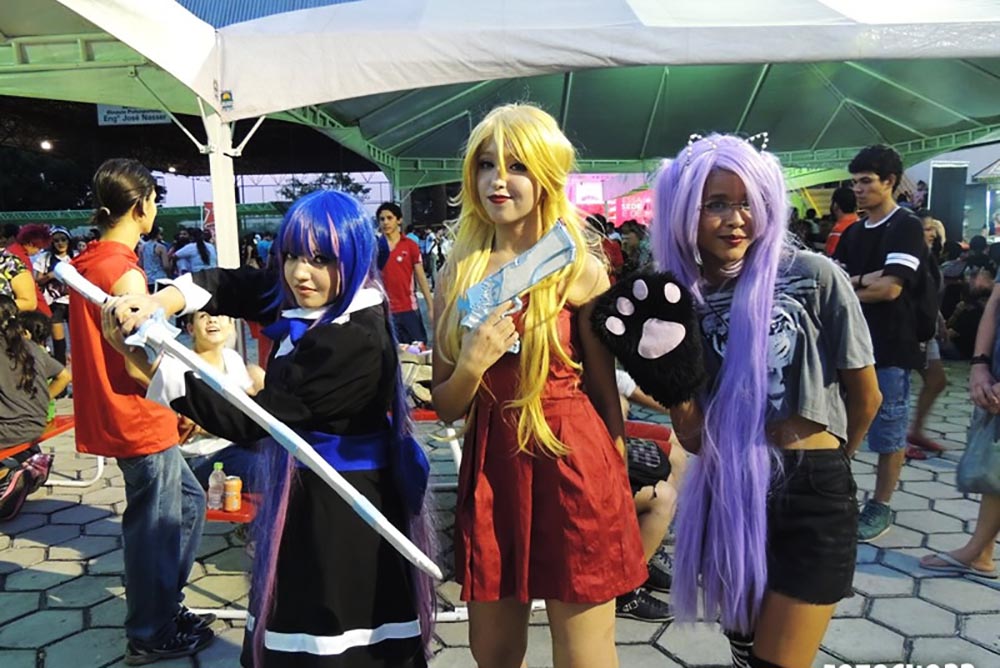 Cosplayers manauaras marcam presença na primeira noite do Games