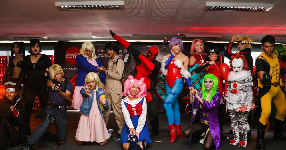 Cosplayers do Anime Jungle Party