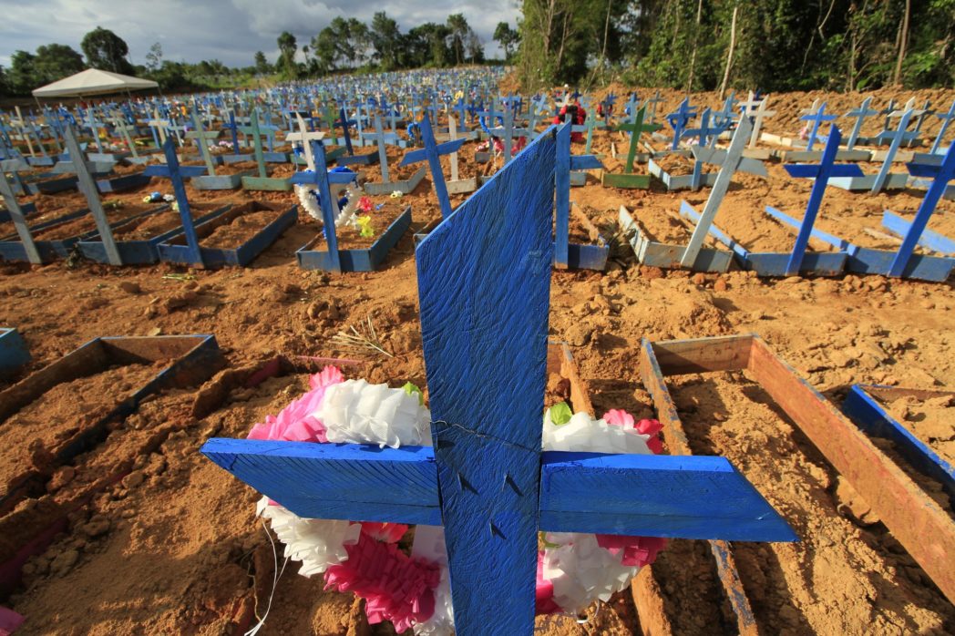 Cemitérios de Manaus registram menor número de enterros em um dia na pandemia Cemitérios de Manaus registram menor número de enterros em um dia na pandemia