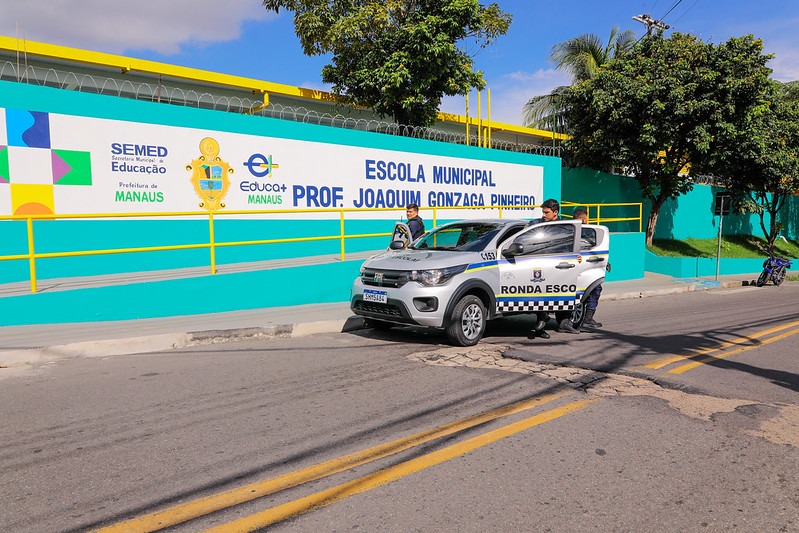 Programa Ronda Escolar de Manaus ganha reforço com novas viaturas Programa Ronda Escolar de Manaus ganha reforço com novas viaturas