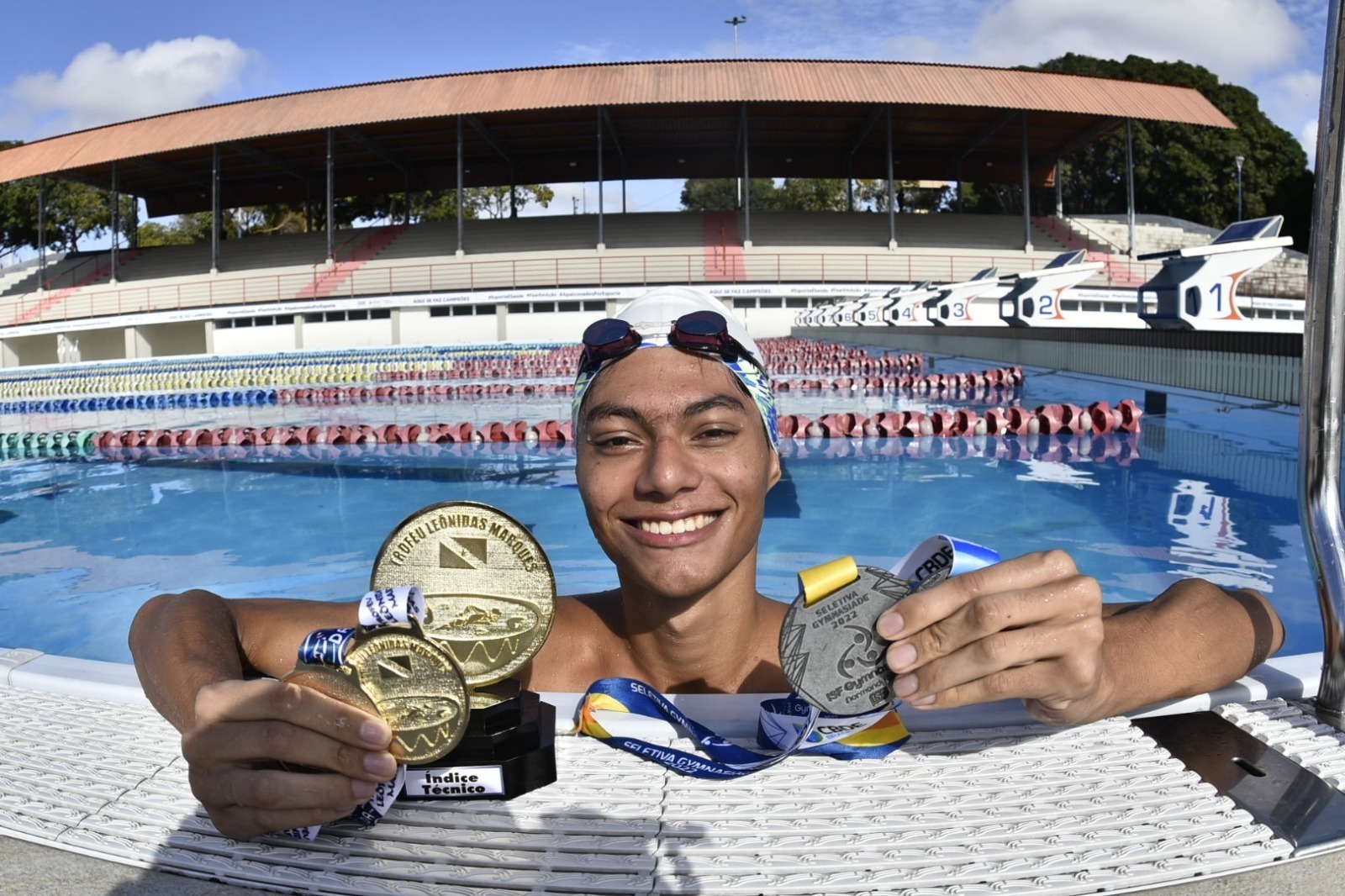 Atleta amazonense busca a melhor marca no Trof&eacute;u Brasil de Nata&ccedil;&atilde;o, em Recife