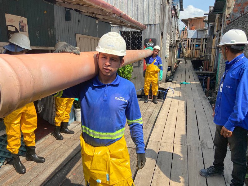 Em Manaus, adesão ao sistema de esgotamento sanitário traz benefícios que atravessam gerações Em Manaus, adesão ao sistema de esgotamento sanitário traz benefícios que atravessam gerações