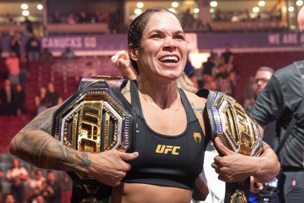 Amanda Nunes se aposenta do MMA com duplo cinturão e recorde Amanda Nunes se aposenta do MMA com duplo cinturão e recorde