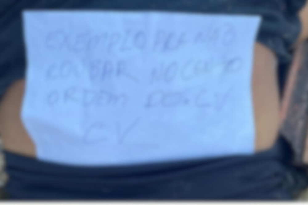 Bilhete &eacute; deixado sobre corpo encontrado com sinais de asfixia no bairro Aparecida
