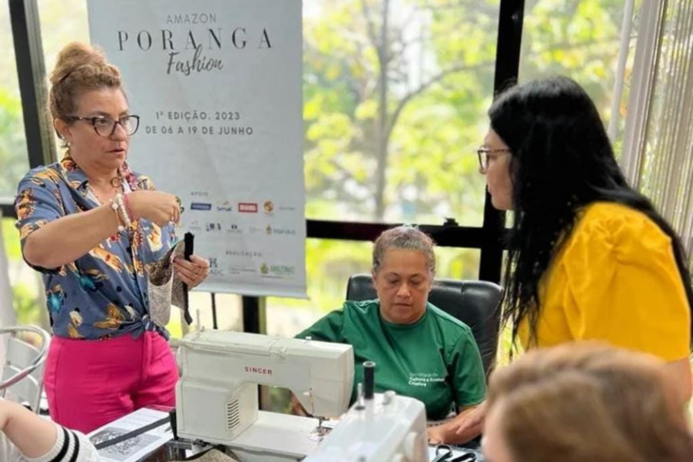 Oficinas gratuitas marcam última semana do Amazon Poranga Fashion Oficinas gratuitas marcam última semana do Amazon Poranga Fashion