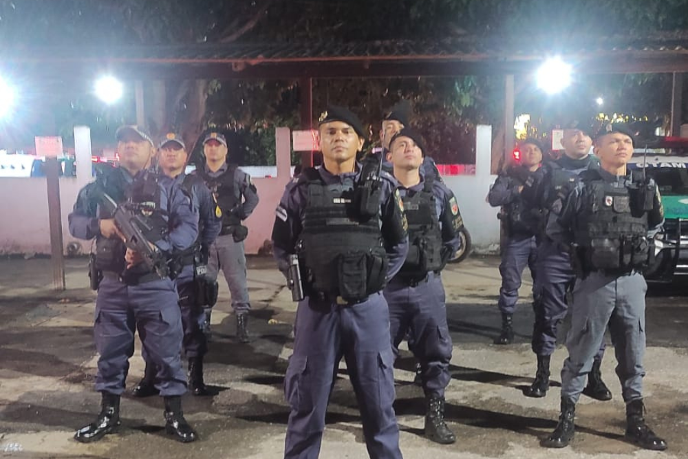 Policiais da opera&ccedil;&atilde;o H&oacute;rus/Fronteira Mais Segura refor&ccedil;am policiamento em Parintins