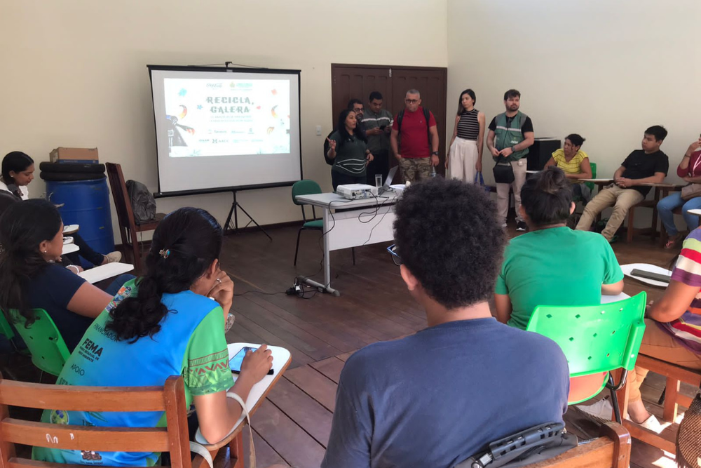 Multiplicadores do “Recicla, Galera” recebem capacitação Multiplicadores do “Recicla, Galera” recebem capacitação
