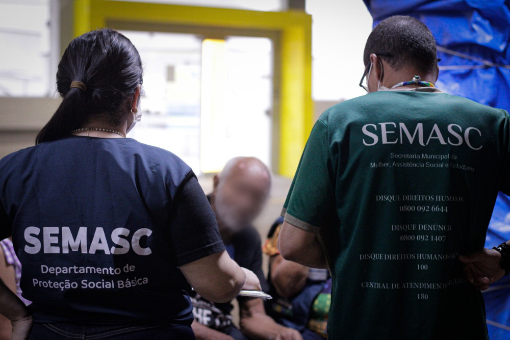 Semasc realiza abordagem social a idosos em situa&ccedil;&atilde;o de rua