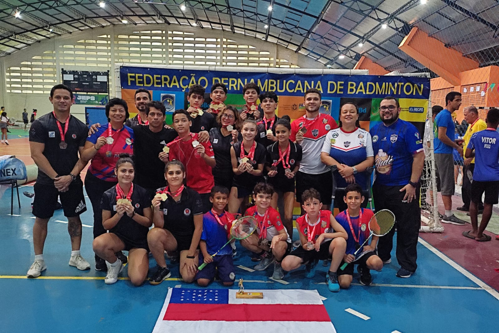 Amazonenses conquistam 35 medalhas no campeonato Norte e Nordeste de badminton