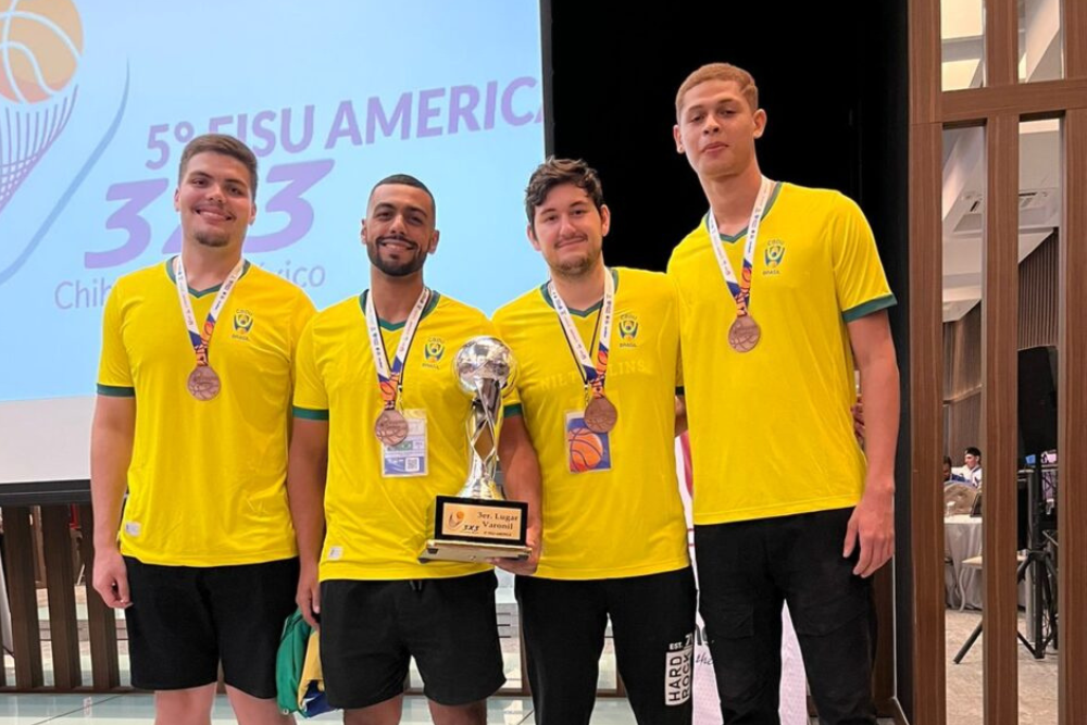 Baloncesto Amazonas 3×3 gana bronce en Juegos Universitarios en México