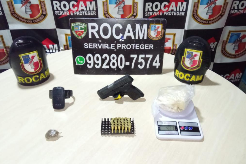 Jovem é preso com arma e drogas no conjunto Viver Melhor 2 Jovem é preso com arma e drogas no conjunto Viver Melhor 2