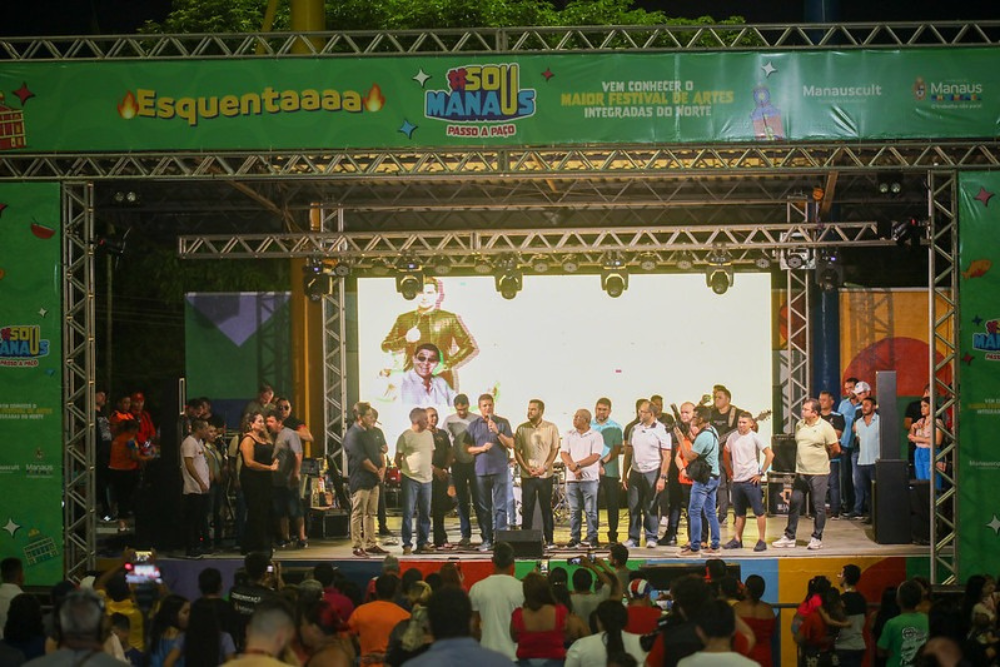 Pra&ccedil;a revitalizada do Jorge Teixeira foi palco de esquenta do #SouManaus Passo a Pa&ccedil;o 2023