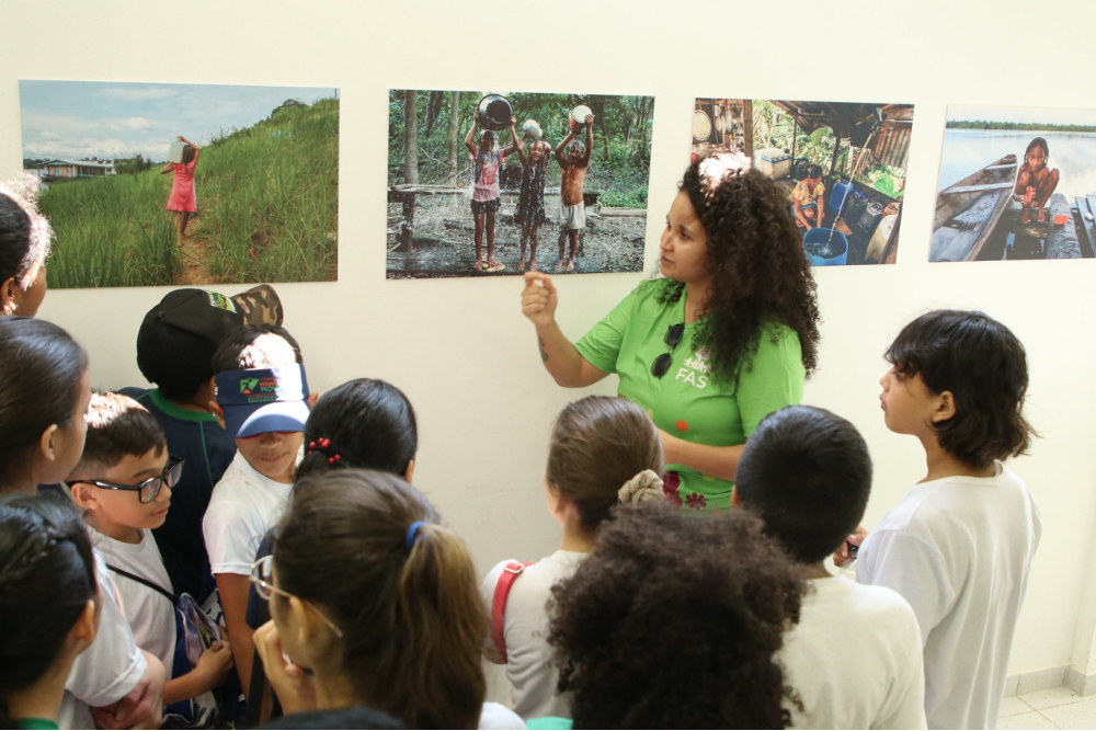Exposi&ccedil;&atilde;o "Amaz&ocirc;nia Limpa, Amaz&ocirc;nia Viva" inaugura no Cigs