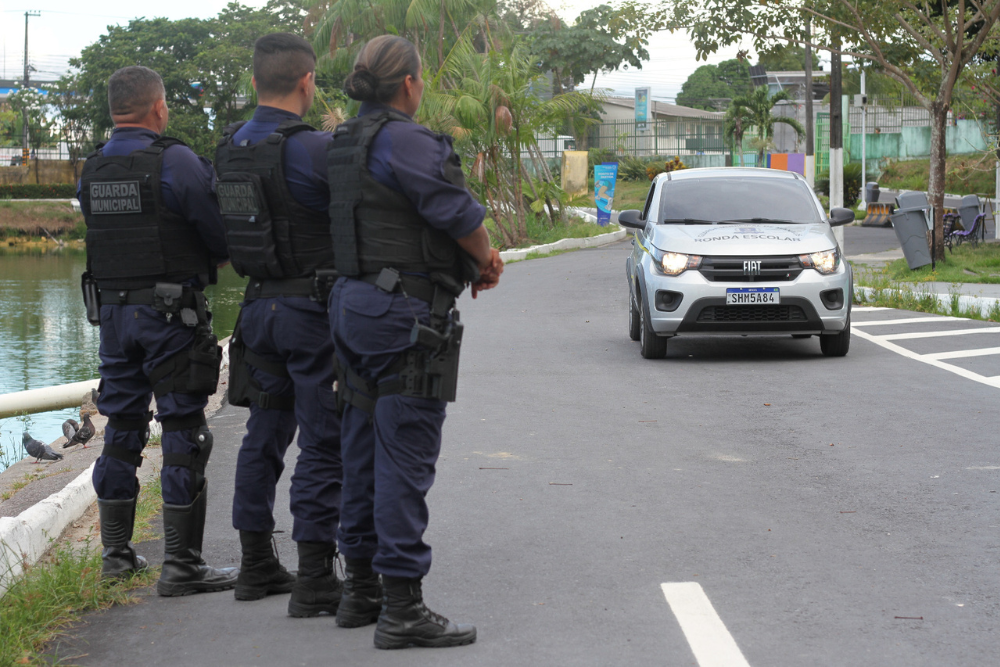Guarda Municipal atua com armamento letal há 9 meses sem incidentes Guarda Municipal atua com armamento letal há 9 meses sem incidentes