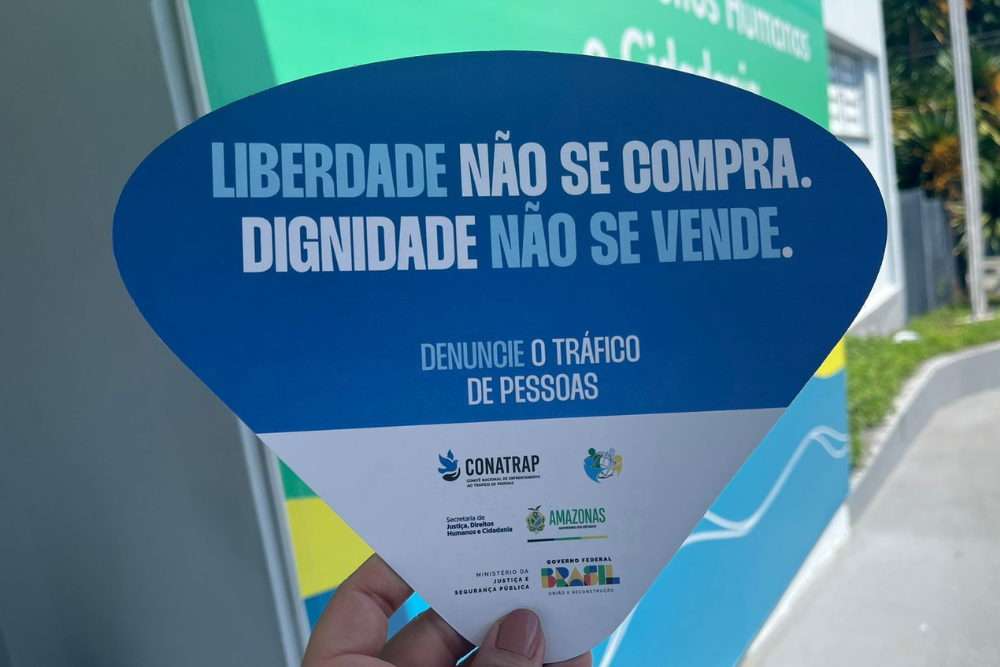 Amazonas adere &agrave; campanha nacional de combate ao tr&aacute;fico humano