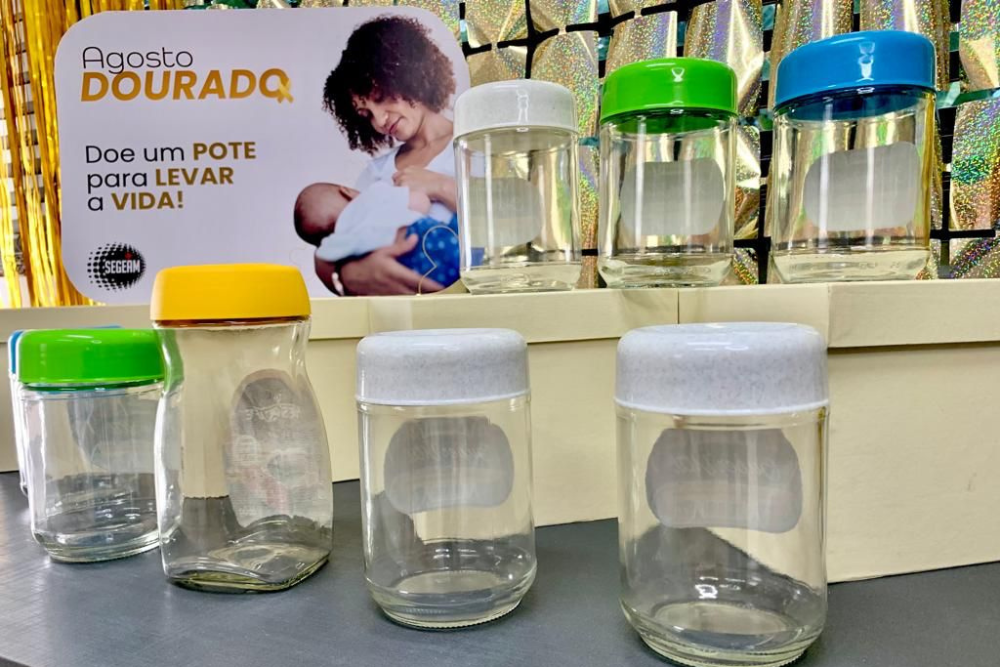 Agosto Dourado: Segeam lança campanha ‘Doe um pote para levar vida’ Agosto Dourado: Segeam lança campanha ‘Doe um pote para levar vida’