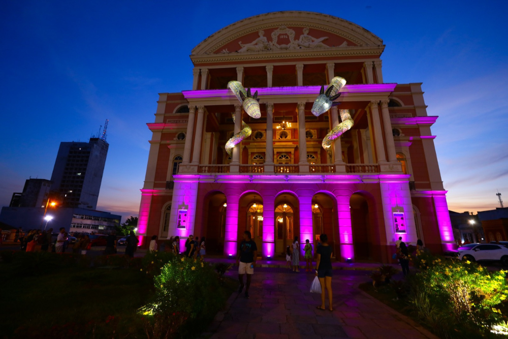 Programação do Agosto Lilás tem caminhada e iluminação do Teatro Amazonas Programação do Agosto Lilás tem caminhada e iluminação do Teatro Amazonas