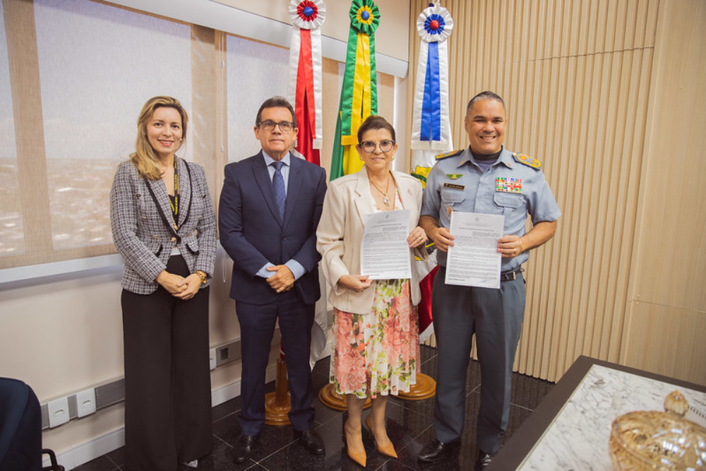 TJAM e PMAM firmam parceria para desenvolver app Ronda Maria da Penha TJAM e PMAM firmam parceria para desenvolver app Ronda Maria da Penha